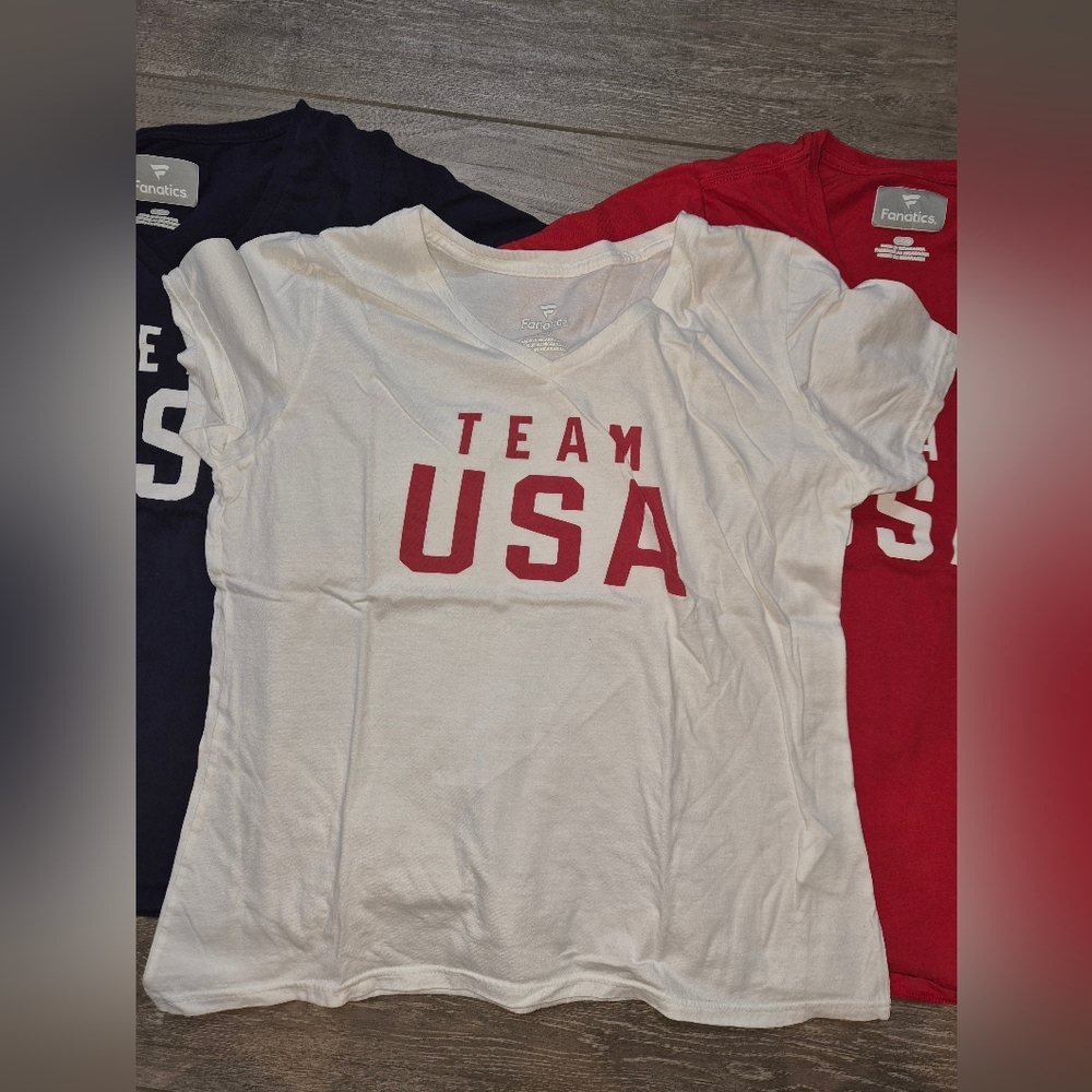 Team USA WomensT-Shirt Set - Navy, White, and Red - Picture 3 of 8